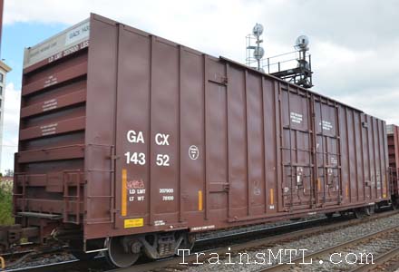 Car/wagon GACX14352 left side / coté gauche